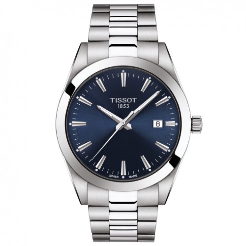 Rellotge Tissot Gentleman T1274101104100 Esfera blava braçalet acer