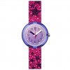 Reloj Flik Flak Power Time GLITTER STARS FPNP054 esfera lila