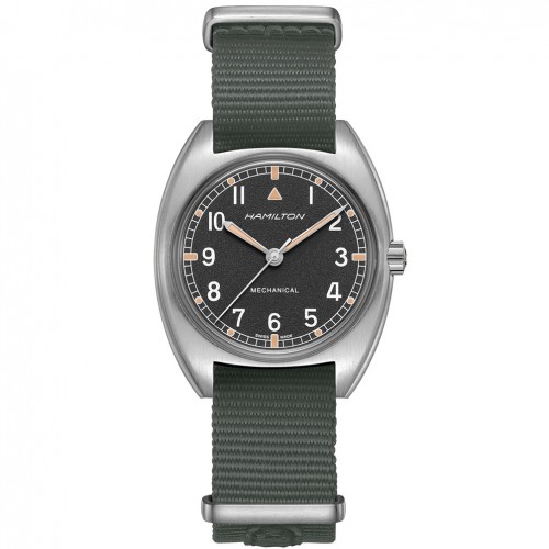 Reloj Hamilton Khaki Pilot Pioneer Mecánico correa téxtil H76419931