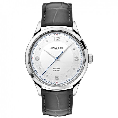 Montblanc Heritage Automatic watch 119943 White dial Leather strap