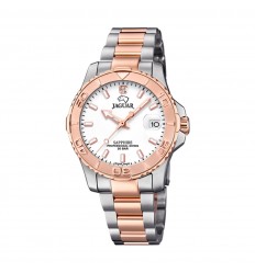 Jaguar Executive Women J871/1 Steel rose gold bezel 34 mm diameter