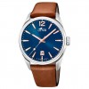 Lotus Chrono Men's watch 18693/2 Blue dial 42mm brown leather strap