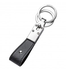 Montblanc Sartorial Llavero 114627 piel de becerro negra y acero