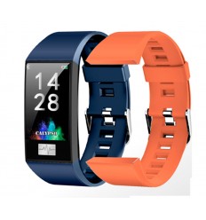Rellotge Calypso SmarTime corretja silicona blava i taronja K8500/5