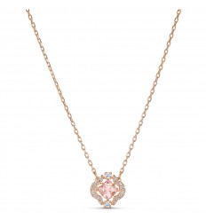 Collar Swarovski Sparkling Dance Rosa baño de oro rosa 5514488