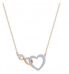 Collar Swarovski Infinity Heart Blanco combinación acabados 5518865