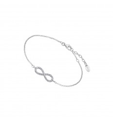 Brazalete Lotus Silver Trendy plata de ley símbolo infinito LP1253-2/3