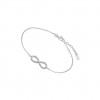 Brazalete Lotus Silver Trendy plata de ley símbolo infinito LP1253-2/3