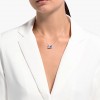 Collar Swarovski Dancing Swan cristal Azul baño de rodio 5533397
