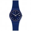 Swatch Original Gent SILVER IN BLUE GN416 Dark blue Silicone strap