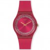Swatch New Gent RUBY RINGS pink fuchsia color silicone strap SUOP111
