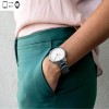 Kronaby Nord watch 38mm Steel Silver dial Steel bracelet S0710/1