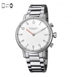 Kronaby Nord connected watch 38 Steel Silver Steel bracelet S0710/1