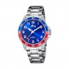 Rellotge Lotus Junior Esfera blava 36 mm diàmetre braçalet acer 18786/1