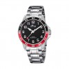 Rellotge Lotus Junior Esfera negra 36 mm diàmetre braçalet acer 18786/3