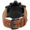 Reloj Tissot Supersport Chrono Negro correa piel marrón T1256173605101