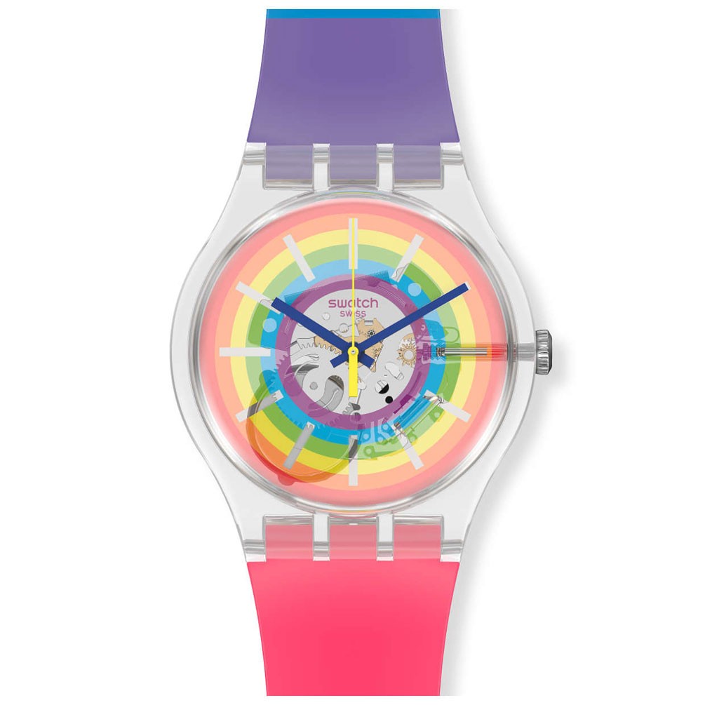 Reloj Swatch New Gent OPEN SUMMER Colores Arco Iris SUOK148