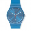 Swatch New Gent LAGOONAZING SUOS401 Electric blue color Silicone strap