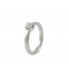 Ring Solitaire white gold with diamond A5382