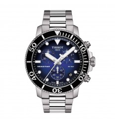 Reloj Tissot Seastar 1000 Chronograph Cuarzo Esfera azul T1204171104101