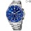 Connected Jaguar Hybrid watch Steel Blue dial and bezel J888/1