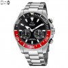 Reloj conectado Jaguar Hybrid Esfera negra y bisel negro y rojo J888/3