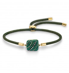 Swarovski Power Collection Earth Element bracelet 5558350 Green Gold tone