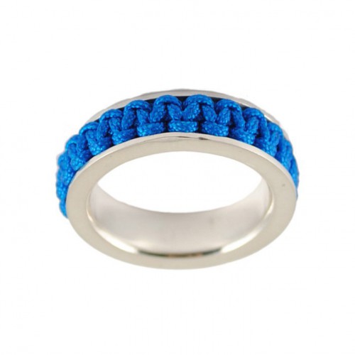 Anell Plata Mikrama color Blau AN5011MI0106