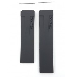 Black rubber strap Tissot T-Race T610029696 man year 2010-2018 models T048417A 21mm