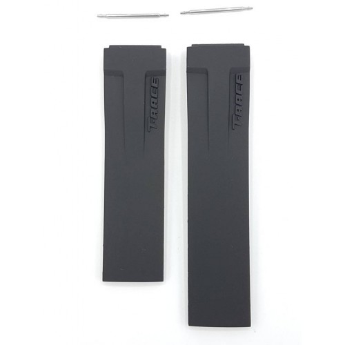 Black rubber strap Tissot T-Race T610029696 man year 2010-2018 models T048417A 21mm