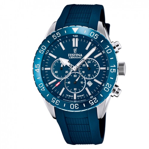 Reloj Festina Hombre Deporte F20515/1 Ceramic Cronógrafo en Azul