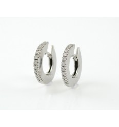 Earrings white gold and diamonds R2111