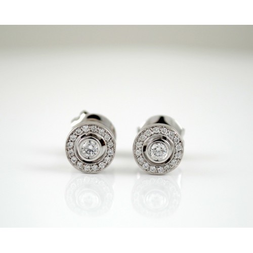R3797 diamonds and white gold earrings