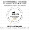 Correa caucho negra modelos Lotus Racing 15422-15423-15568