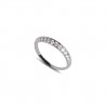 18 carat white gold ring with 13 brilliant cut diamonds