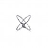 Anillo en oro blanco 18 quilates con 57 diamantes talla brillante GVS