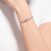 Twist Rows Swarovski bracelet White Rhodium plated 5572725 5565210