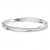 Twist Rows Swarovski bracelet White Rhodium plated 5572725 5565210