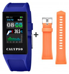 Rellotge Calypso Smartwatch digital corretja silicona blava K8501/2