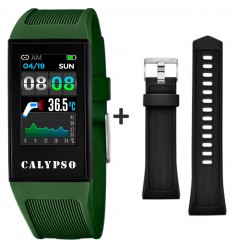 Rellotge Calypso Smartwatch digital corretja silicona verda K8501/3