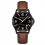 Reloj Certina DS-8 Acero negro Esfera negra correa piel C0338513605700