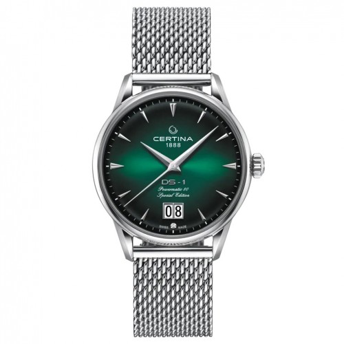 Reloj Certina DS-1 Big Date Special Edition Esfera verde C0294261109160