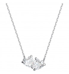 Collaret Attract Soul Swarovski cristalls blancs bany de rodi 5517117
