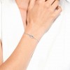Swarovski Infinity Heart bracelet White crystals Rhodium plated 5524421