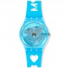 Rellotge Swatch LOVE FROM A TO Z en color blau Dia de la Mare GZ353