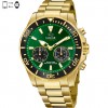 Reloj conectado Jaguar Hybrid Acero Ip dorado esfera verde J899/1