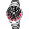 Reloj Lotus Niño 18580/5 cronógrafo Esfera negra brazalete acero