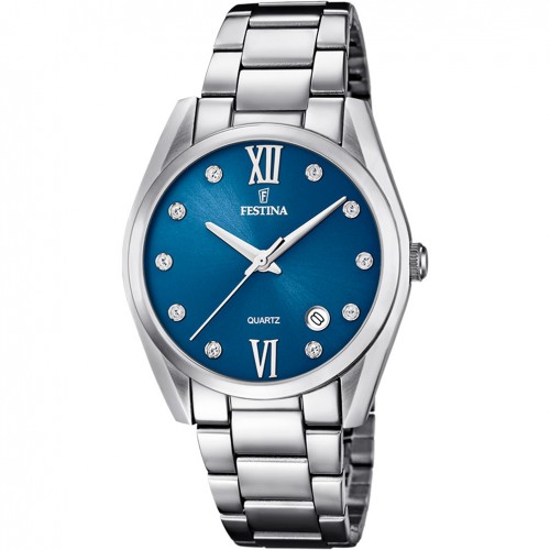Reloj Festina Boyfriend Collection Mujer Acero Esfera azul F16790/C