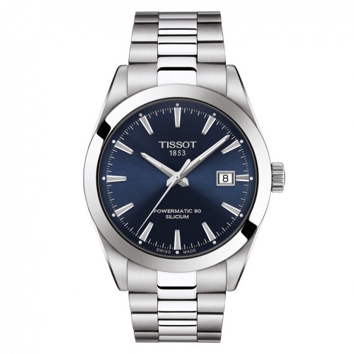 Tissot gentleman Powermatic 80 Silicium esfera blava T1274071104100