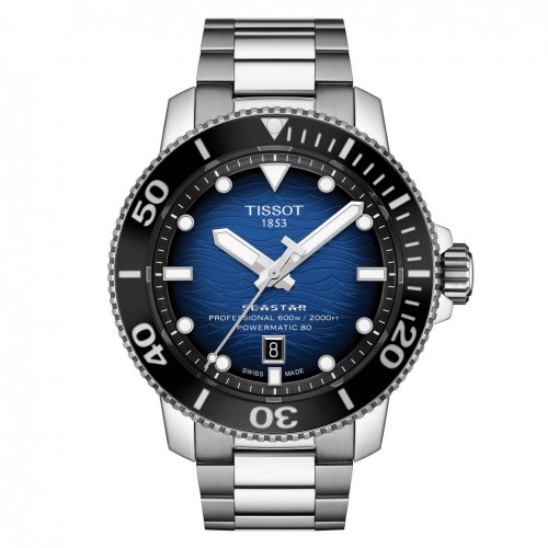 Tissot Seastar 2000 professional Powermatic 80 blau T1206071104101